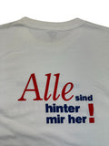 Vintage Promodoro Shirt 90s Nissan "„Der neue Primera – Ich bin in Höchstform“ Single Stitch Weiß XL
