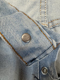 80s Levis Flared Jeans Orange Tab Hellblau S-M - RareRags