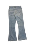 80s Levis Flared Jeans Orange Tab Hellblau S-M - RareRags