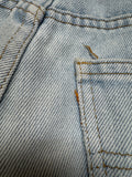 80s Levis Flared Jeans Orange Tab Hellblau S-M - RareRags
