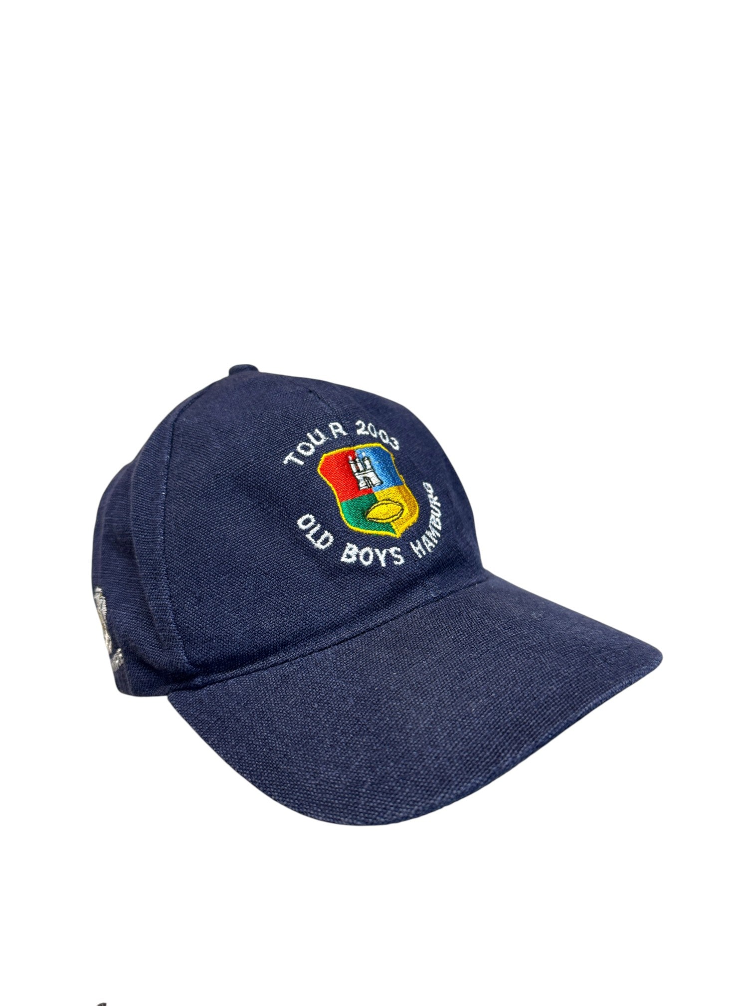 2003 Rugby Cap Old Boys Hamburg Hanf Slide Buckle Blau One Size - RareRags