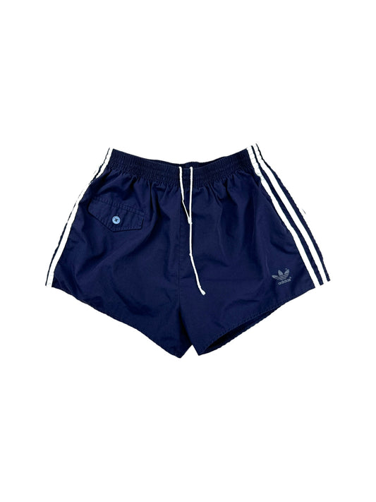 Vintage Adidas Shorts 80s 1Pockets Baumwolle Dunkelblau S-M