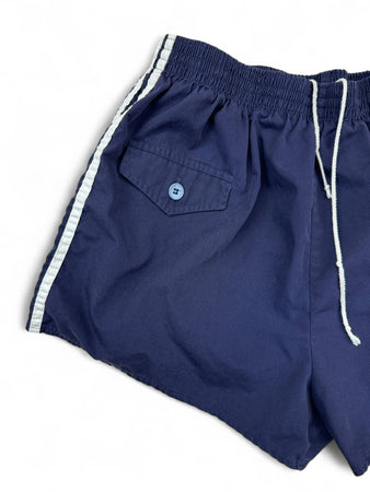 Vintage Adidas Shorts 80s 1Pockets Baumwolle Dunkelblau S-M