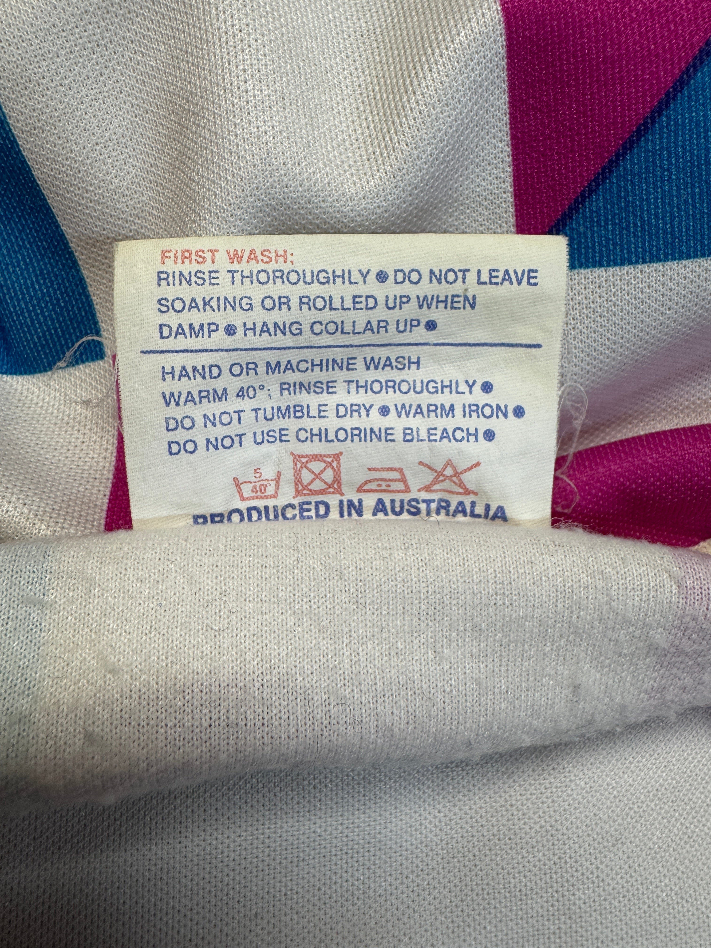 1995 Rugby Jersey Golden Oldies Christchurch Made In Australia Weiß Blau XL-XXL - RareRags