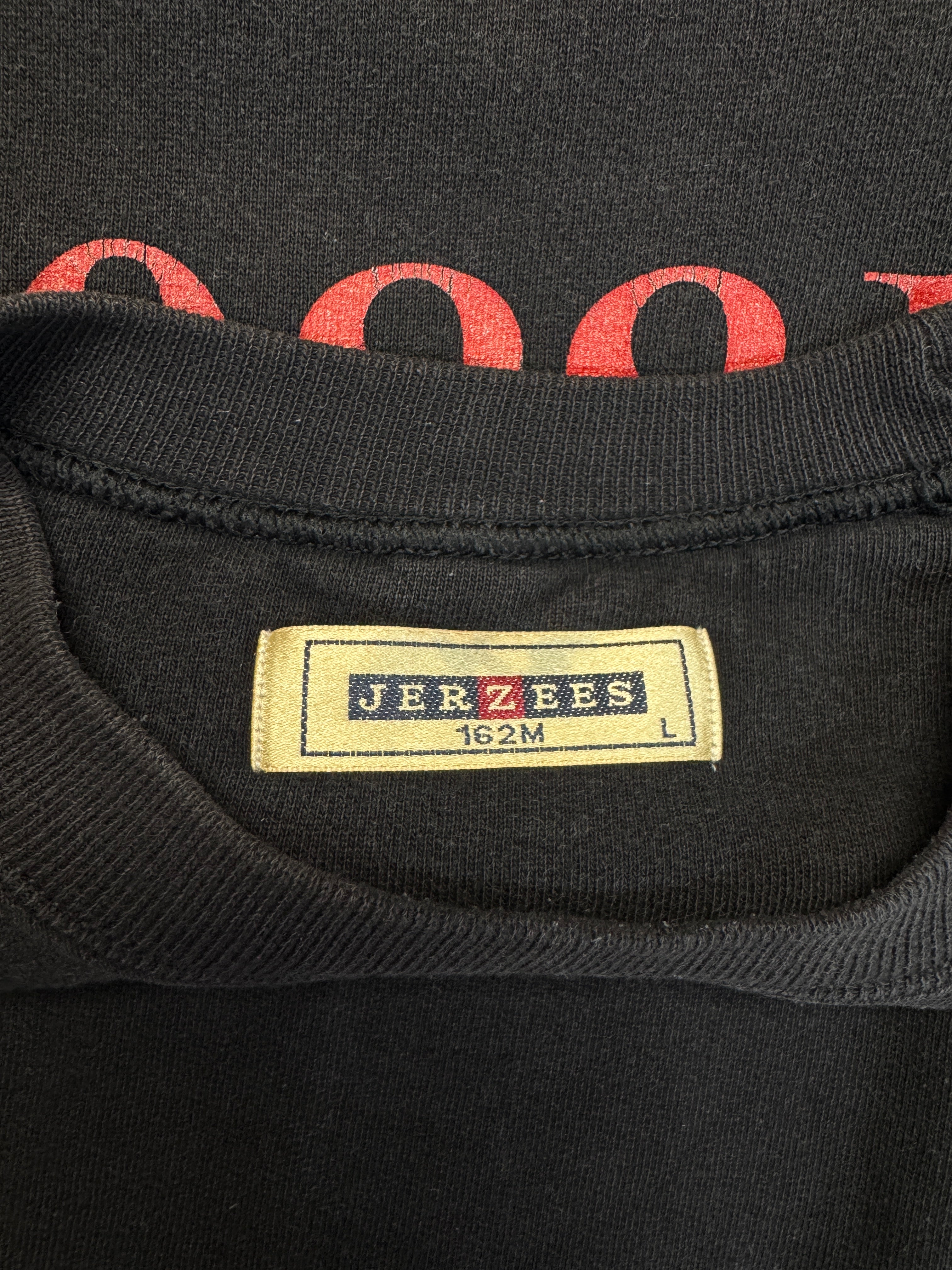 90s Jerzees Sweater SFC Frankfurt Rugby Gonder Schwarz L - RareRags