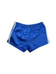 Vintage Moda Shorts 80s Glanz Sprinter Blau S-M