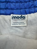 Vintage Moda Shorts 80s Glanz Sprinter Blau S-M