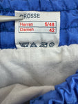 Vintage Moda Shorts 80s Glanz Sprinter Blau S-M