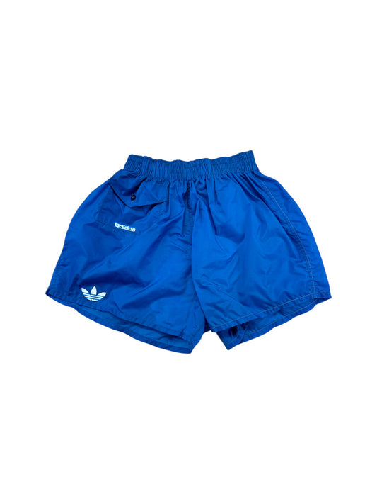 Vintage Adidas Badehose 80s Blau S-M