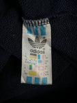 Vintage Adidas Sweater 90s Big Trefoil Print Dunkelblau (D6) M