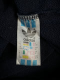 Vintage Adidas Sweater 90s Big Trefoil Print Dunkelblau (D6) M