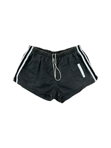 Vintage Adidas Shorts 80s Baumwolle Made In West Germany Grau S-M
