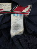 Vintage Adidas Sweater 90s Big Trefoil Print Dunkelblau (D6) M