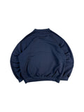 Vintage Adidas Sweater 90s Big Trefoil Print Dunkelblau (D6) M