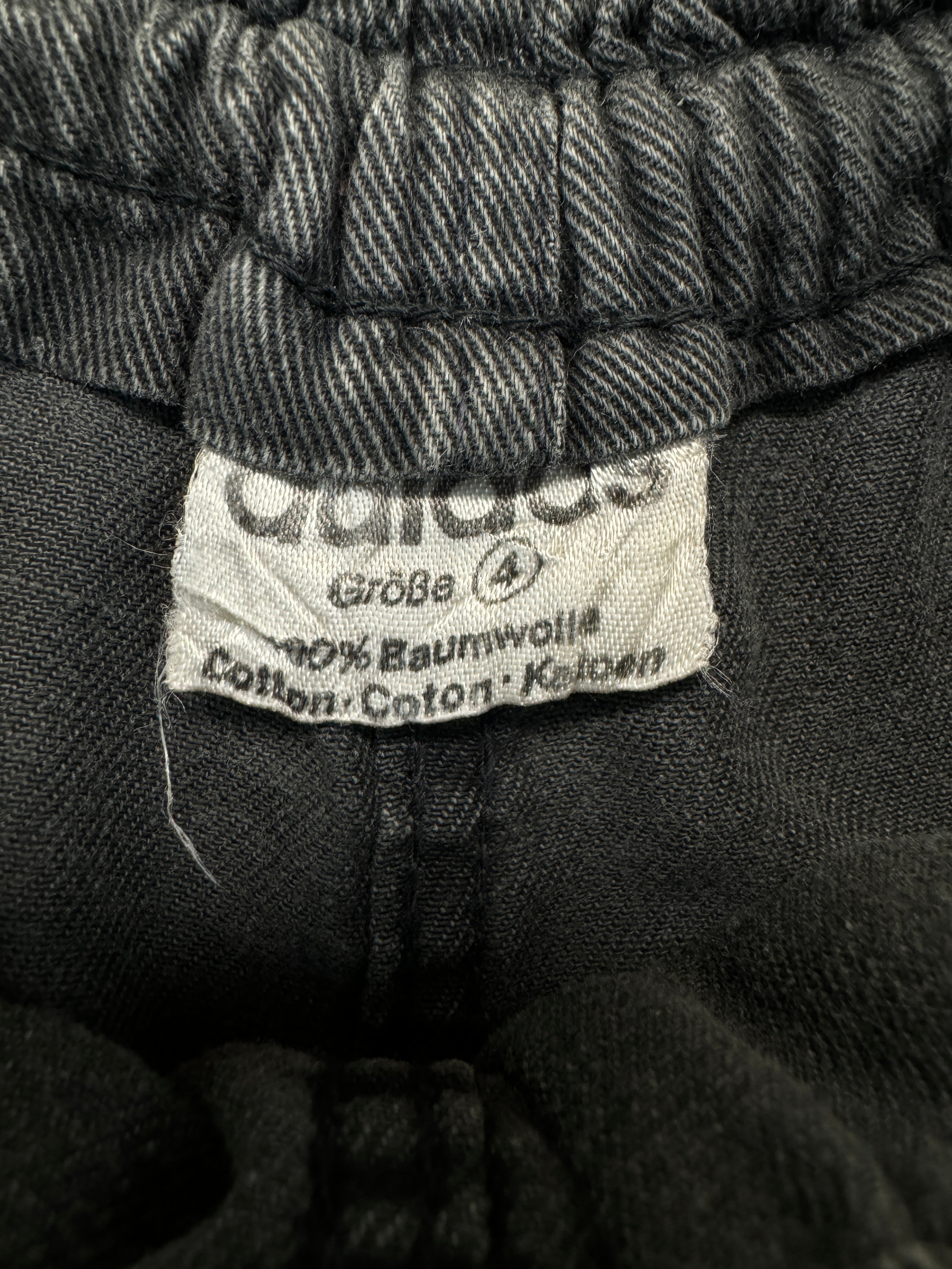 Vintage Adidas Shorts 80s Baumwolle Made In West Germany Grau S-M