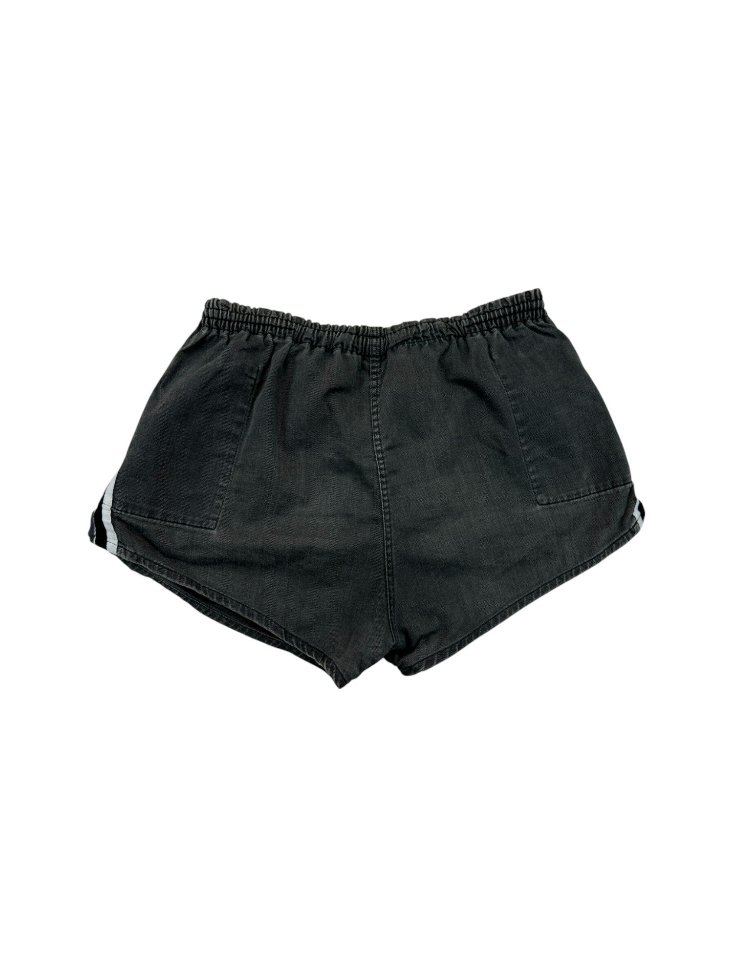 Vintage Adidas Shorts 80s Baumwolle Made In West Germany Grau S-M