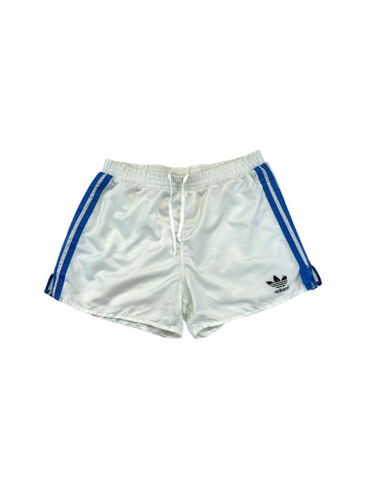 Vintage Adidas Shorts 80s Glanz Sprinter Made In Slovenia Weiß (5) M