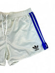Vintage Adidas Shorts 80s Glanz Sprinter Made In Slovenia Weiß (5) M