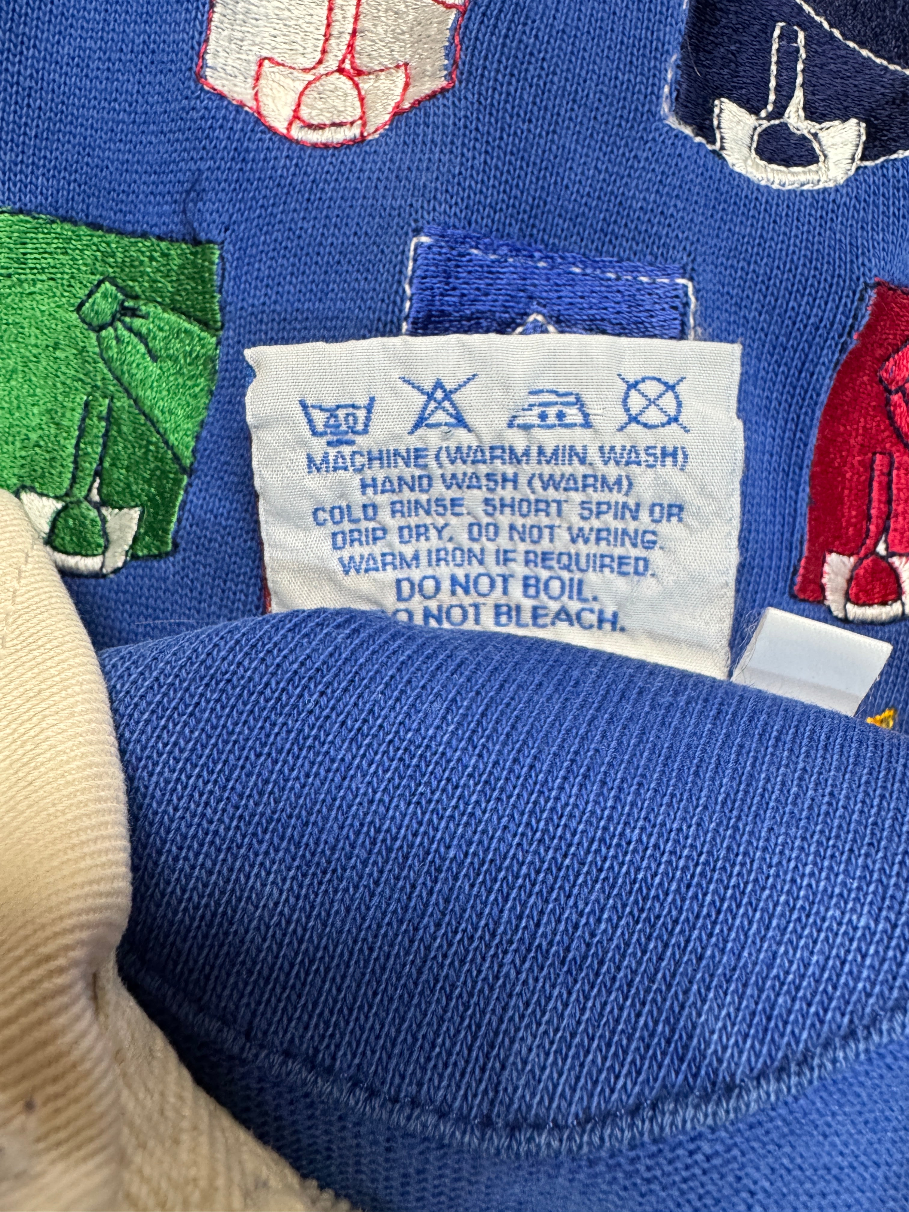 90s Halbro Polo European Rugby Made In Britain Blau XL - RareRags