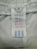 Vintage Adidas Shorts 80s Glanz Sprinter Made In Slovenia Weiß (5) M