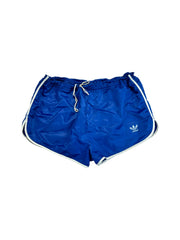 Vintage Adidas Shorts 80s Glanz Sprinter Made In West Germany Blau (6) M-L