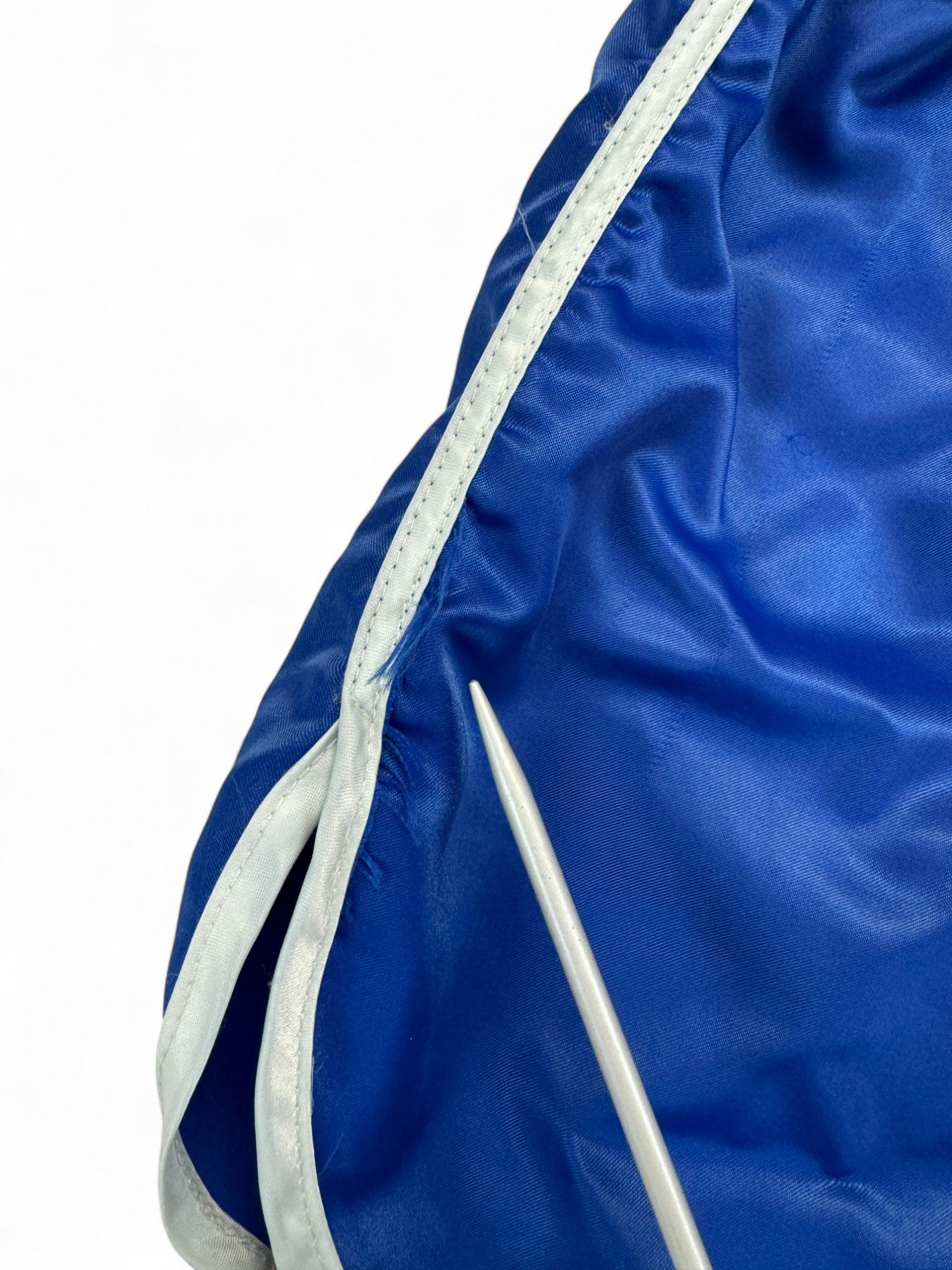 Vintage Adidas Shorts 80s Glanz Sprinter Made In West Germany Blau (6) M-L