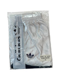 Vintage Adidas Shorts 80s Glanz Sprinter Deadstock Weiß/Silber XXS-XS