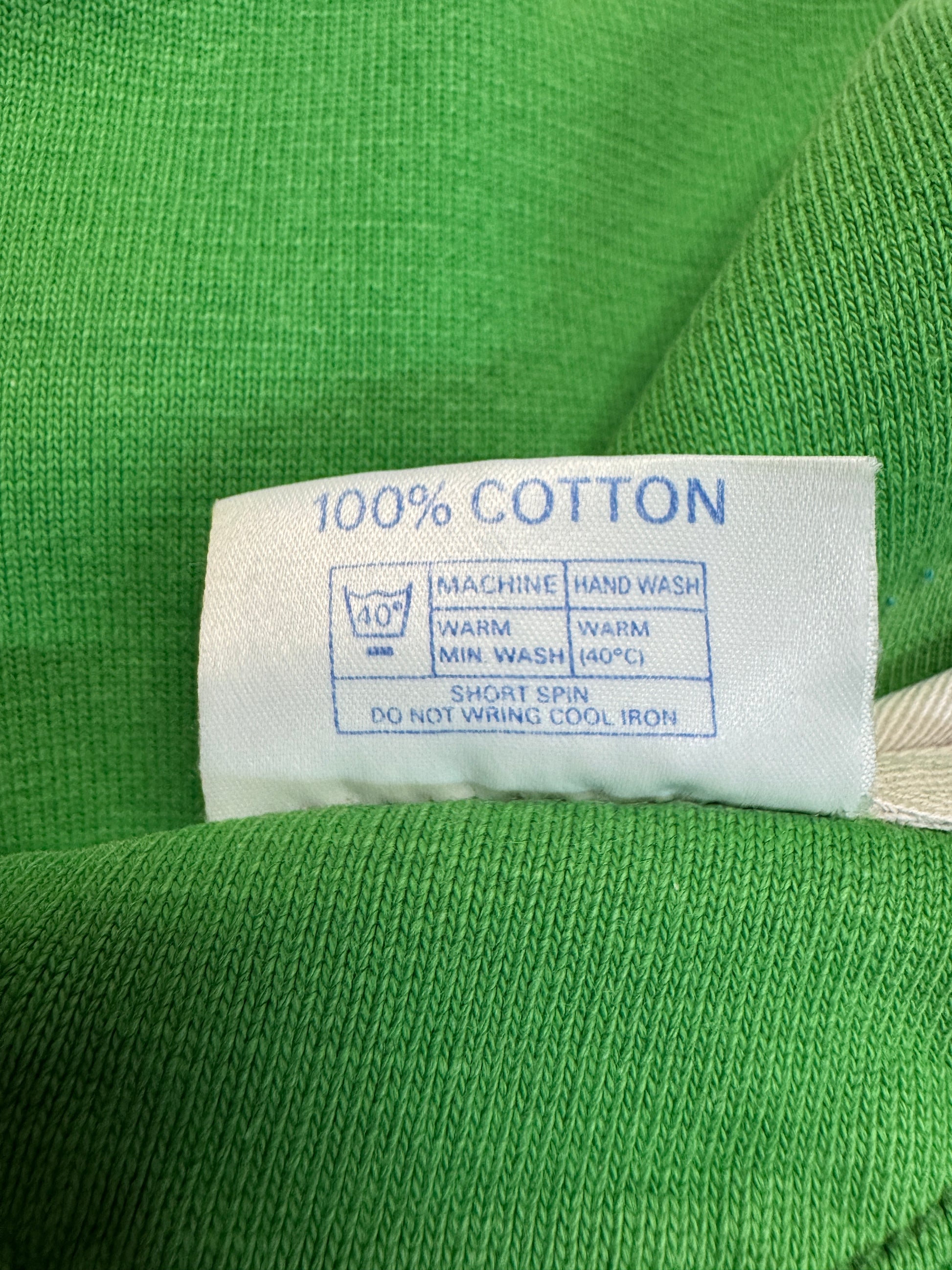 80s Forelle Rugby Polo Made In England Grün Weiß XL - RareRags
