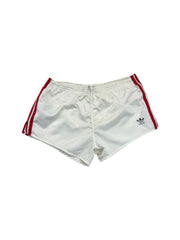 Vintage Adidas Shorts 80s Glanz Sprinter Made In West Germany Weiß D6 M-L