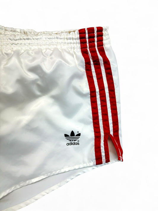 Vintage Adidas Shorts 80s Glanz Sprinter Made In West Germany Weiß D6 M-L