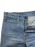 70s Levis Jeans 846 Talon Zip White Tab Blau W25 L30 - RareRags