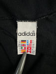 Vintage Adidas Longsleeve 90s Big Trefoil Basic Made In Greece Schwarz (D6) M-L