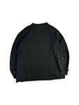 Vintage Adidas Longsleeve 90s Big Trefoil Basic Made In Greece Schwarz (D6) M-L
