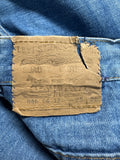 70s Levis Jeans 846 Talon Zip White Tab Blau W25 L30 - RareRags