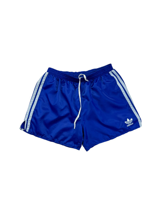 Vintage Adidas Shorts 80s Glanz Sprinter Made In Slovenia Blau D8 L-XL