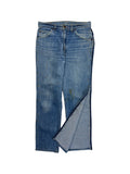 80s Levis Jeans Custom Side Lace Up Orange Tab 230 Blau S-M - RareRags