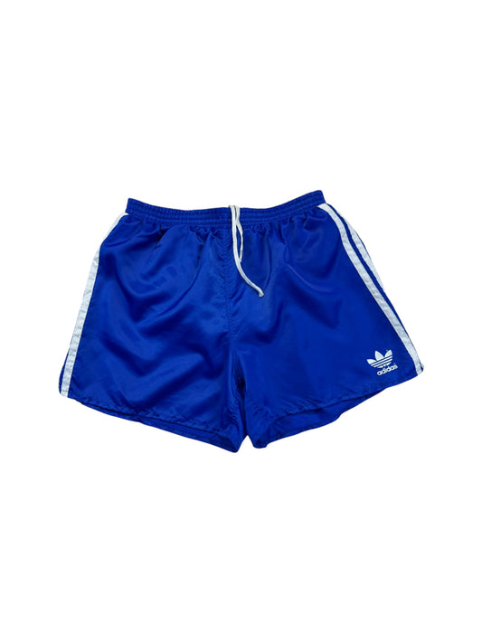 Vintage Adidas Shorts 80s Glanz Sprinter Made In Slovenia Blau D7 L