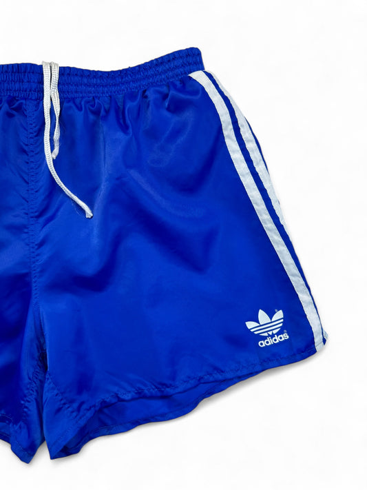 Vintage Adidas Shorts 80s Glanz Sprinter Made In Slovenia Blau D7 L
