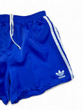 Vintage Adidas Shorts 80s Glanz Sprinter Made In Slovenia Blau D7 L