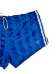 Vintage Adidas Shorts 80s Glanz Sprinter Streifen Made In West Germany Blau D7 L