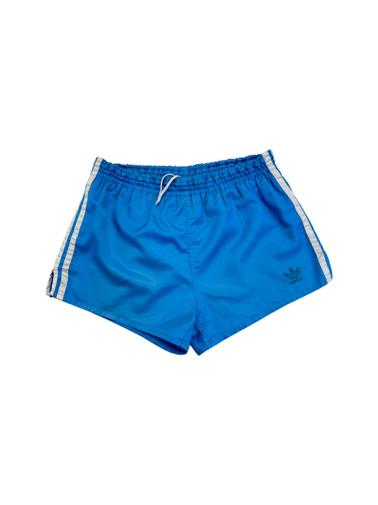 Vintage Adidas Shorts 80s Nylon Sprinter Hellblau M-L