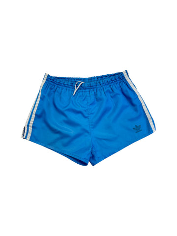 Vintage Adidas Shorts 80s Nylon Sprinter Hellblau M-L
