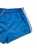 Vintage Adidas Shorts 80s Nylon Sprinter Hellblau M-L