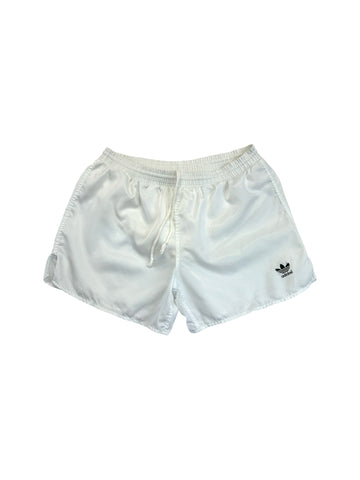 Vintage Adidas Shorts 80s Glanz Sprinter Made In Yugoslavia Weiß D5 M