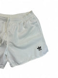 Vintage Adidas Shorts 80s Glanz Sprinter Made In Yugoslavia Weiß D5 M