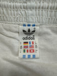Vintage Adidas Shorts 80s Glanz Sprinter Made In Yugoslavia Weiß D5 M