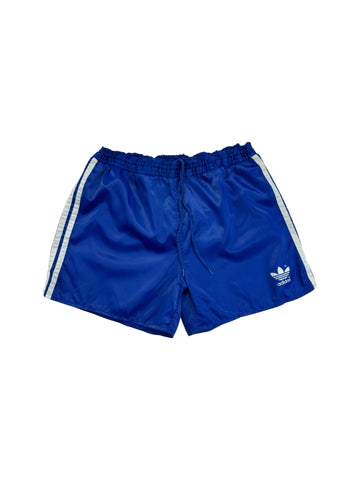 Vintage Adidas Shorts 80s Glanz Sprinter Blau D6 M-L