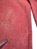 1981 Levis Velours Hose Made In USA 17 Hellrot/Rosa S-M - RareRags