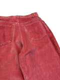 1981 Levis Velours Hose Made In USA 17 Hellrot/Rosa S-M - RareRags