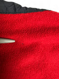 Vintage Adidas Adventure Fleecejacke 90s Made In Japan By Descente Rot Schwarz M